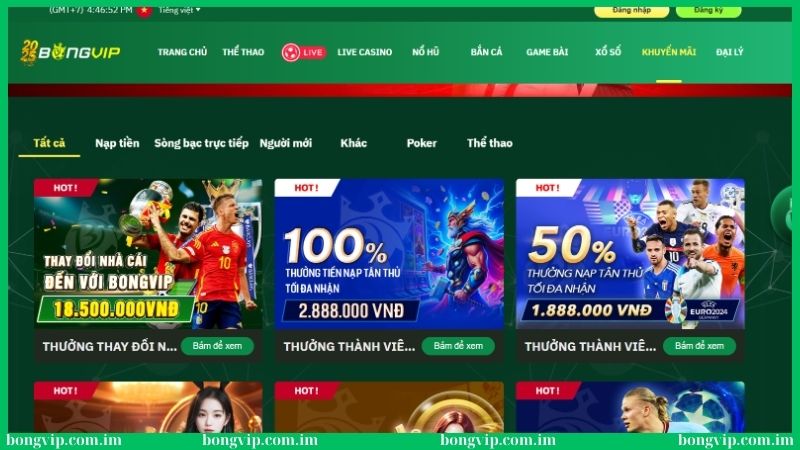 BongVIP Com – Link Truy Cập Nhà Cái Bóng Đá Uy Tín Hàng Đầu 2026 40 Thương hiệu mang đến nhiều ưu đãi cực khủng